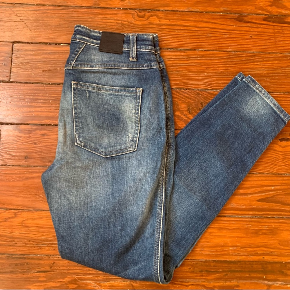 Closed denim skinny pusher jeans 25 - Picture 2 of 9